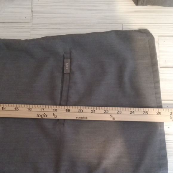 Figs Gray Track Pants Joggers with Elastic Waistband Casma Zamora Style Womens - Picture 12 of 13